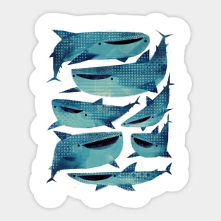 Happy Whale sharks! Sticker